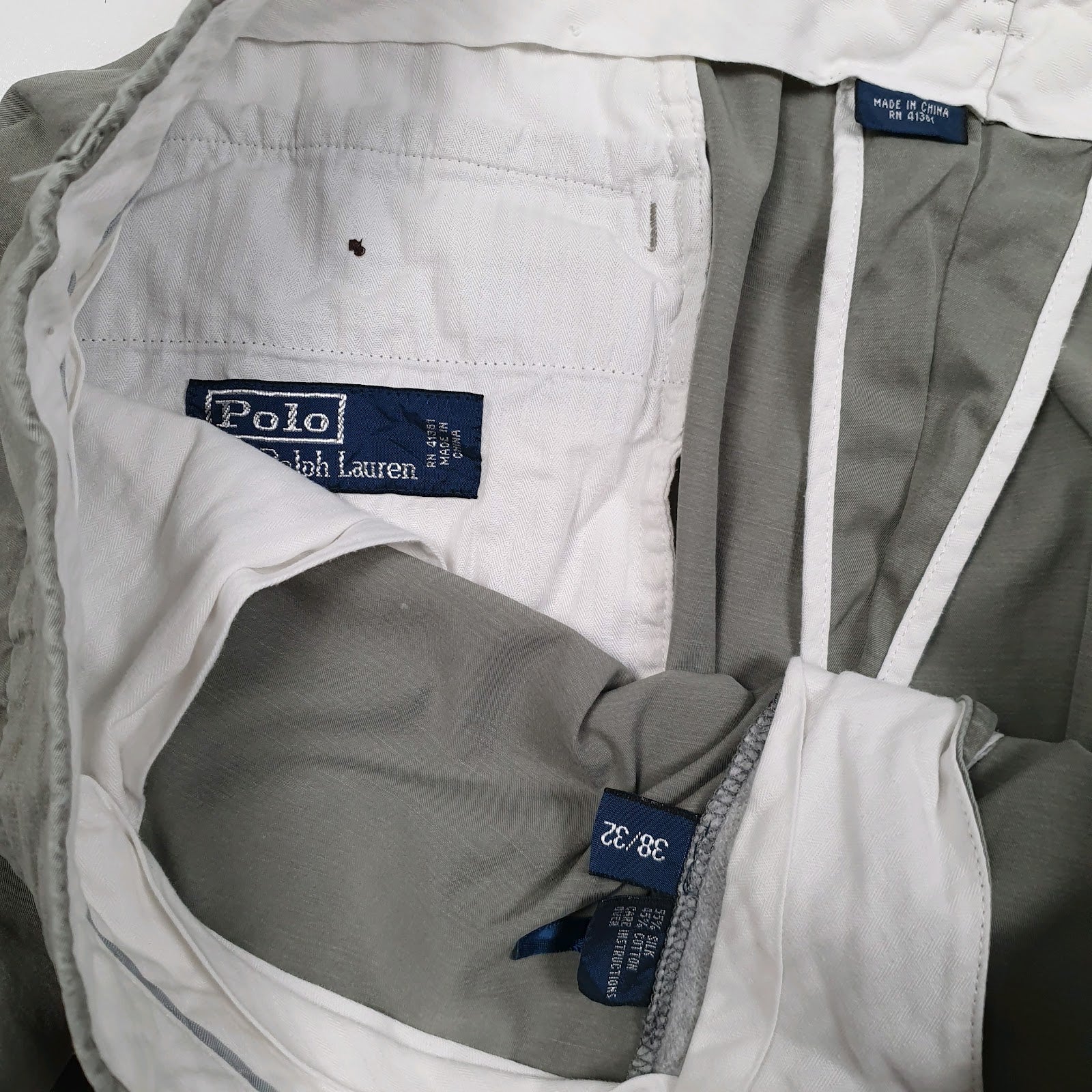 Mens Grey Polo Ralph Lauren   Trousers