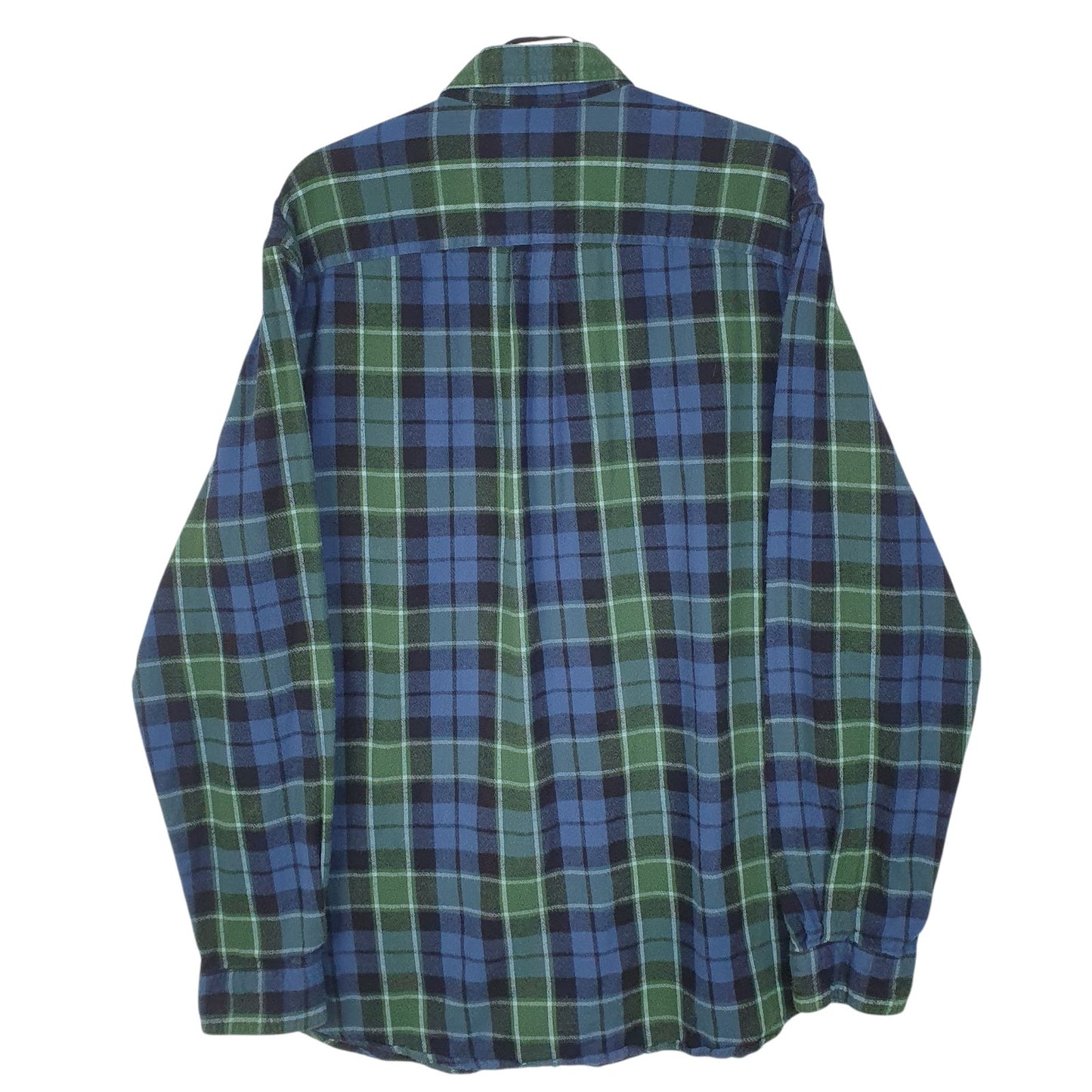 Mens Blue L.L.Bean Flannel  Shirt