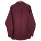 Mens Burgundy L.L.Bean Chamois  Shirt