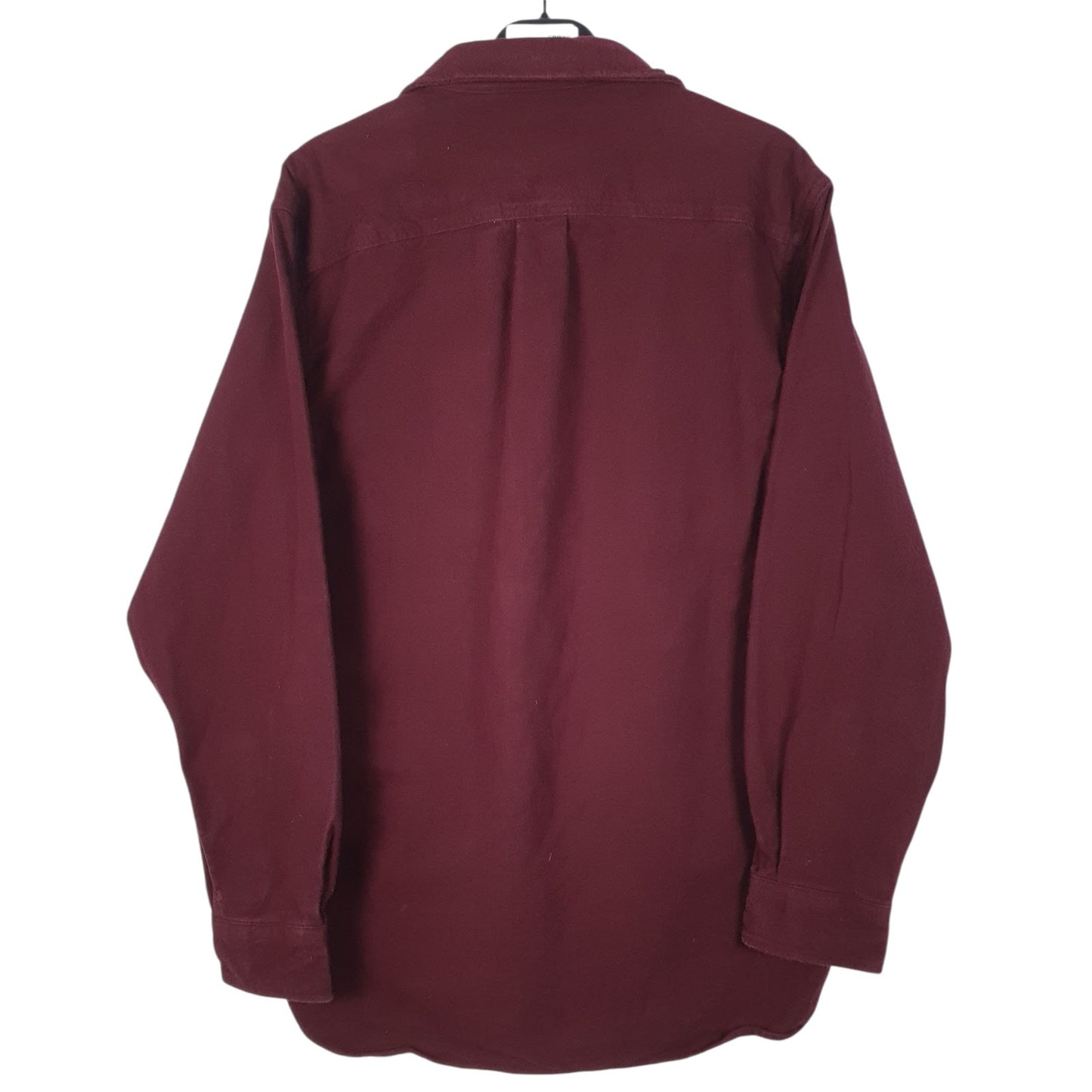Mens Burgundy L.L.Bean Chamois  Shirt