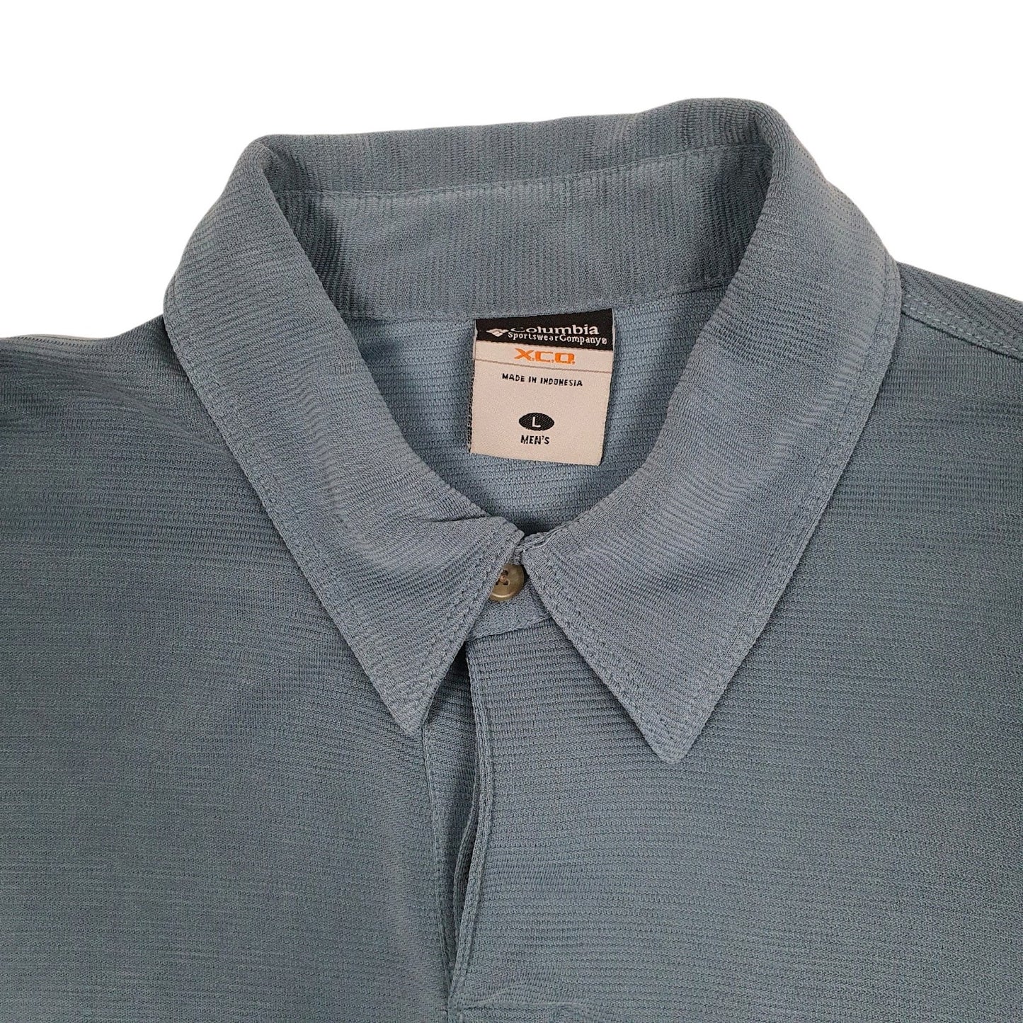 Mens Blue Columbia Sportswear Company XCO  Polo Shirt
