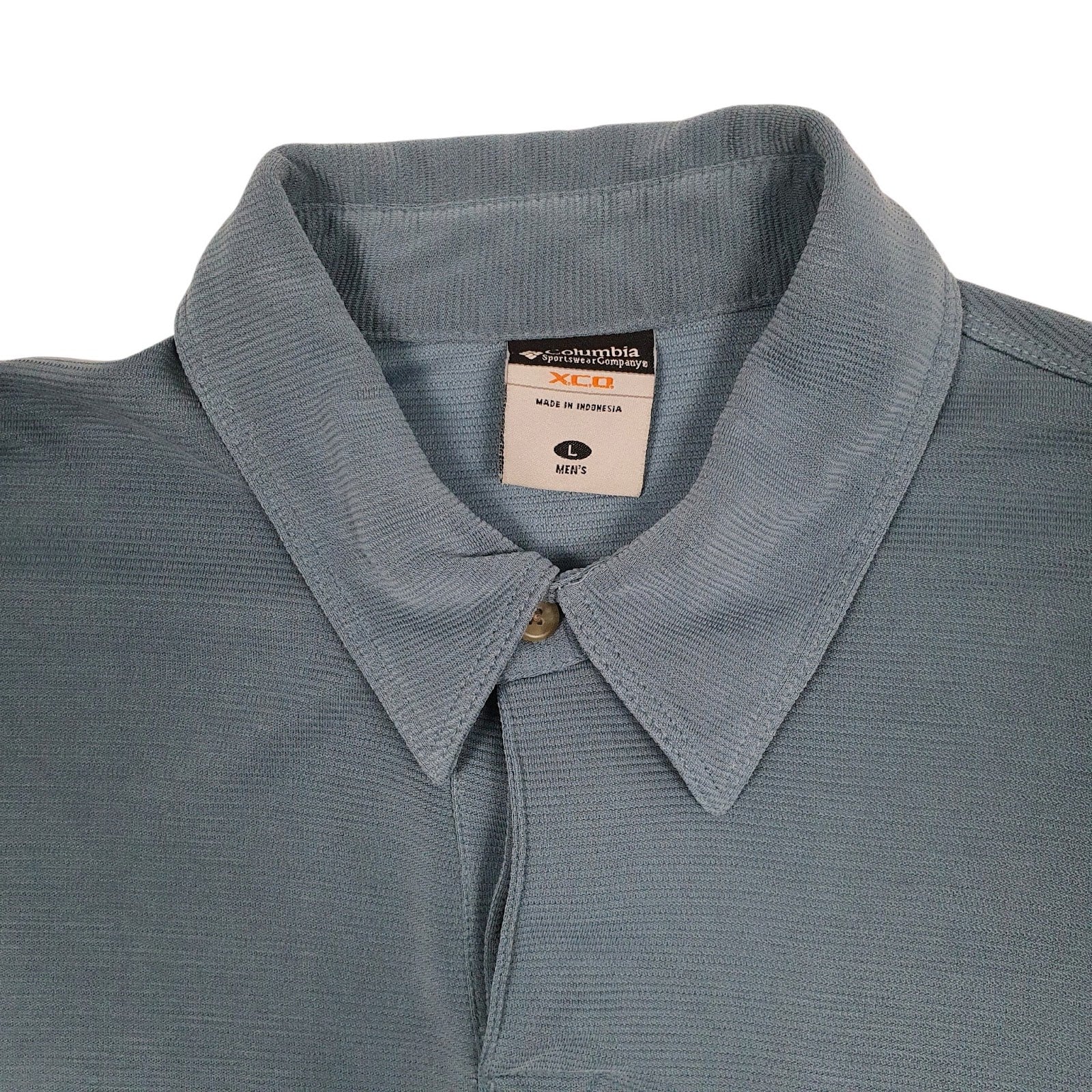 Mens Blue Columbia Sportswear Company XCO  Polo Shirt