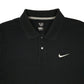 Mens Black Nike  Hoodie Polo Shirt