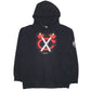 Mens Black Reebok NHL Chicago Blackhawks Hoodie Jumper