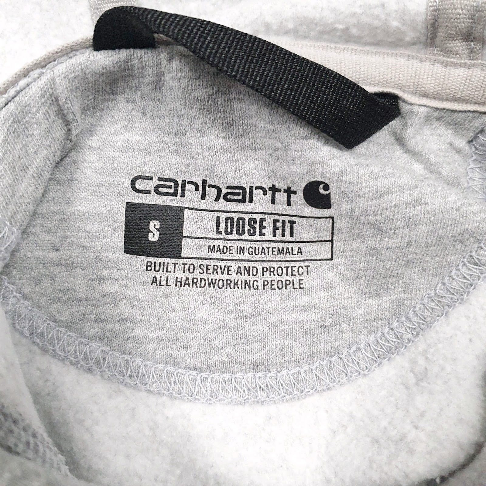 Mens Grey Carhartt  Hoodie Jumper