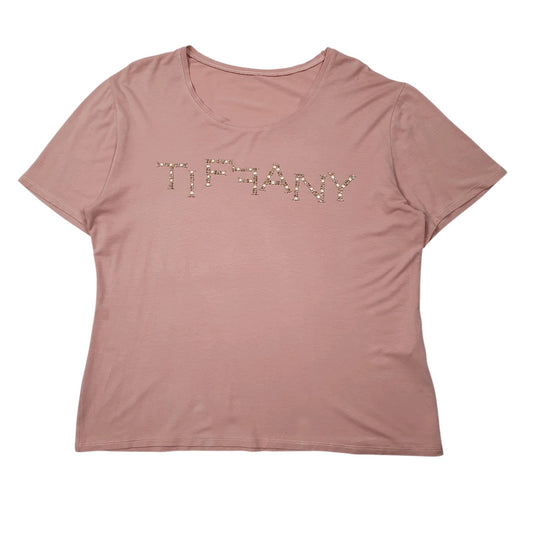 Womens Pink Rismel  Short Sleeve T Shirt