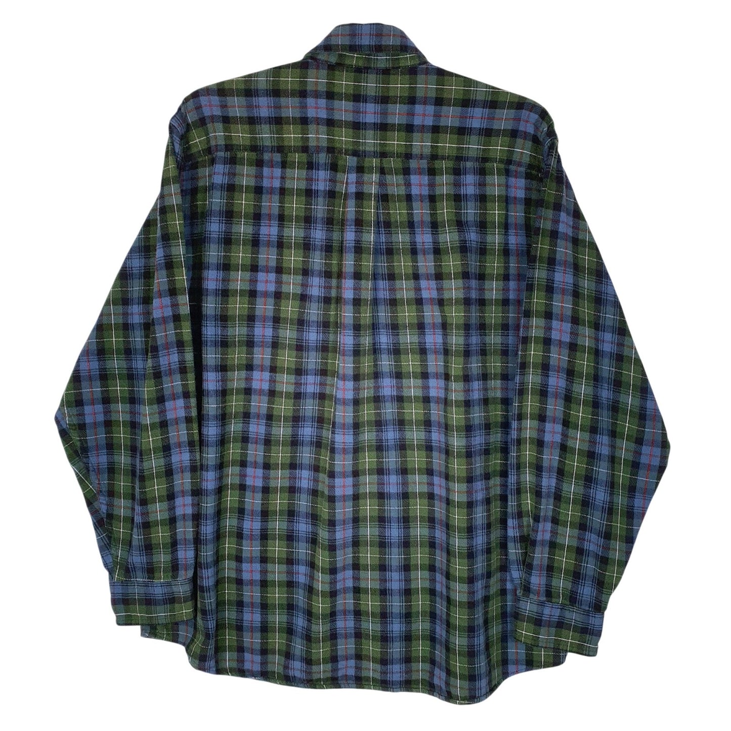 Mens Blue L.L.Bean Flannel  Shirt