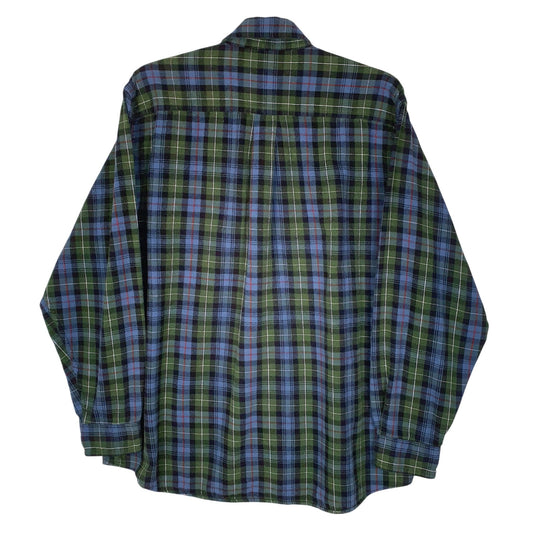 Mens Blue L.L.Bean Flannel  Shirt