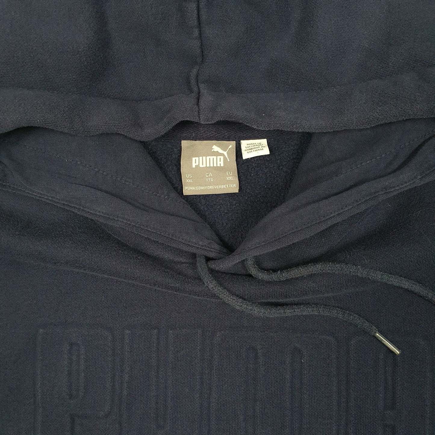 Mens Navy Puma  Hoodie Jumper