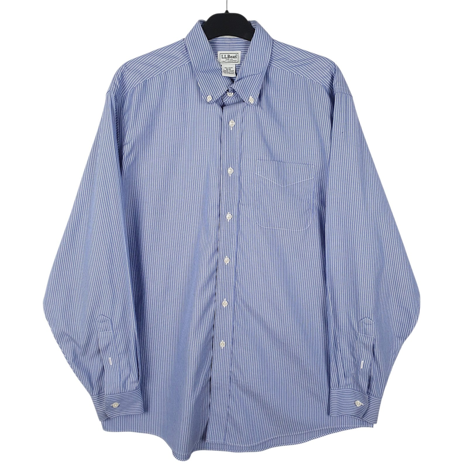 Mens Blue L.L.Bean  Long Sleeve Shirt
