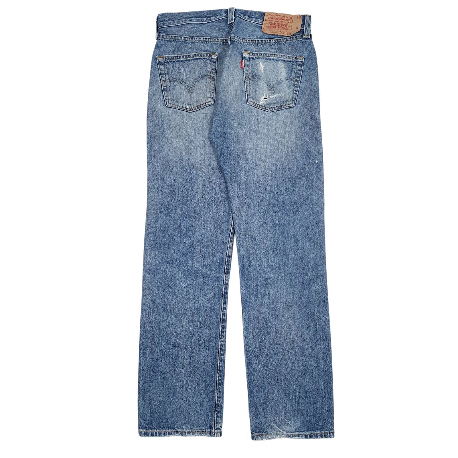 Mens Blue Levis  Full Zip Jeans