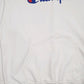 Mens White Champion Spellout Hoodie Jumper