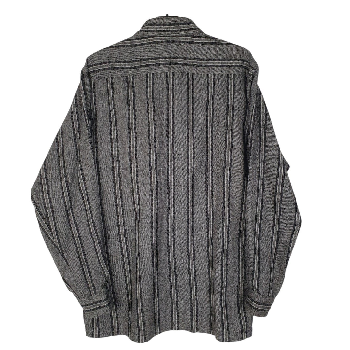 Mens Grey Black Pia Flannel  Shirt