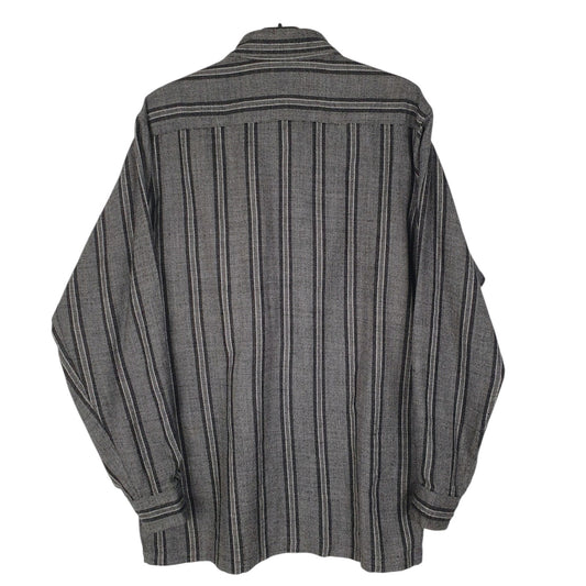 Mens Grey Black Pia Flannel  Shirt