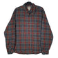 Mens Grey L.L.Bean Flannem Long Sleeve Shirt