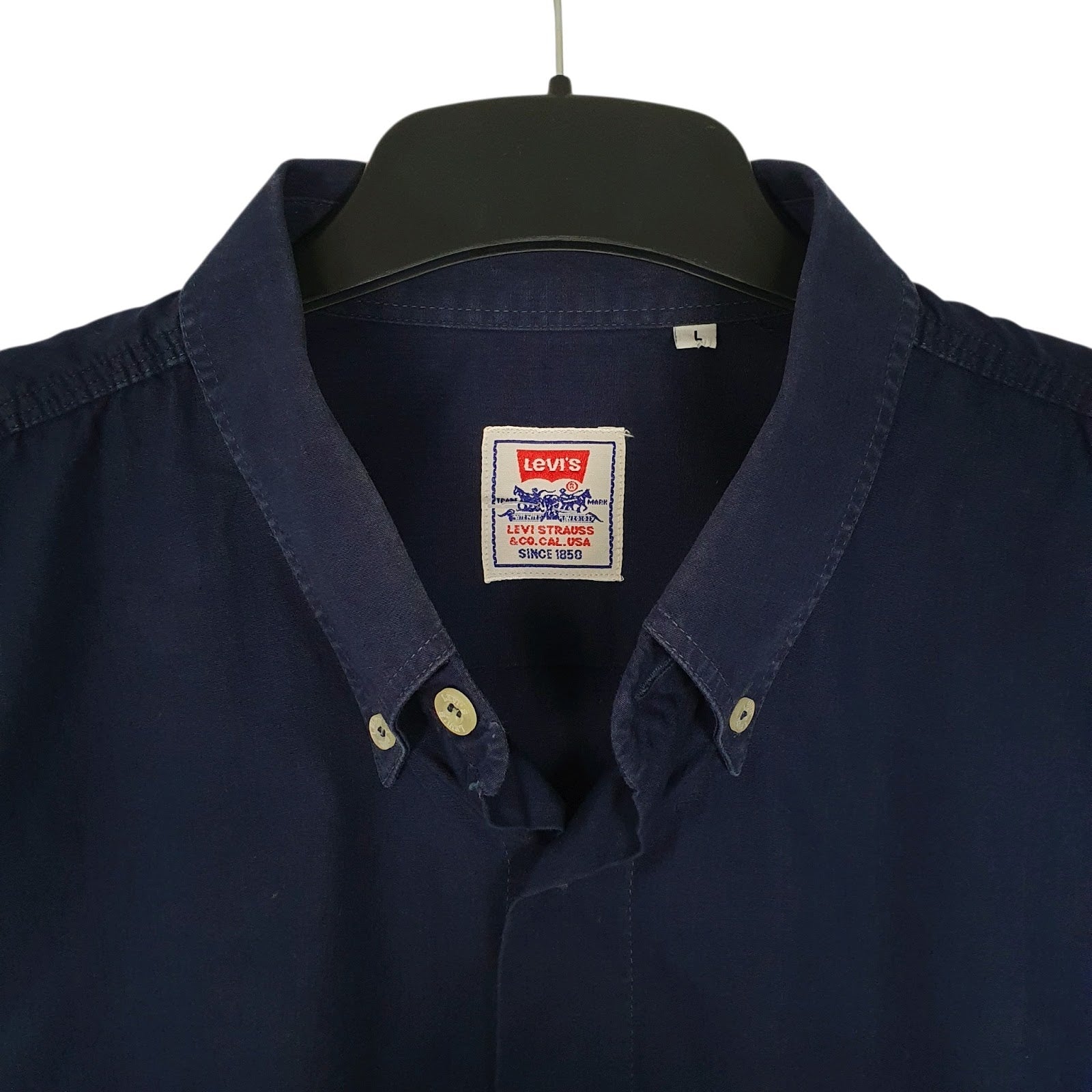 Mens Navy Levis   Shirt