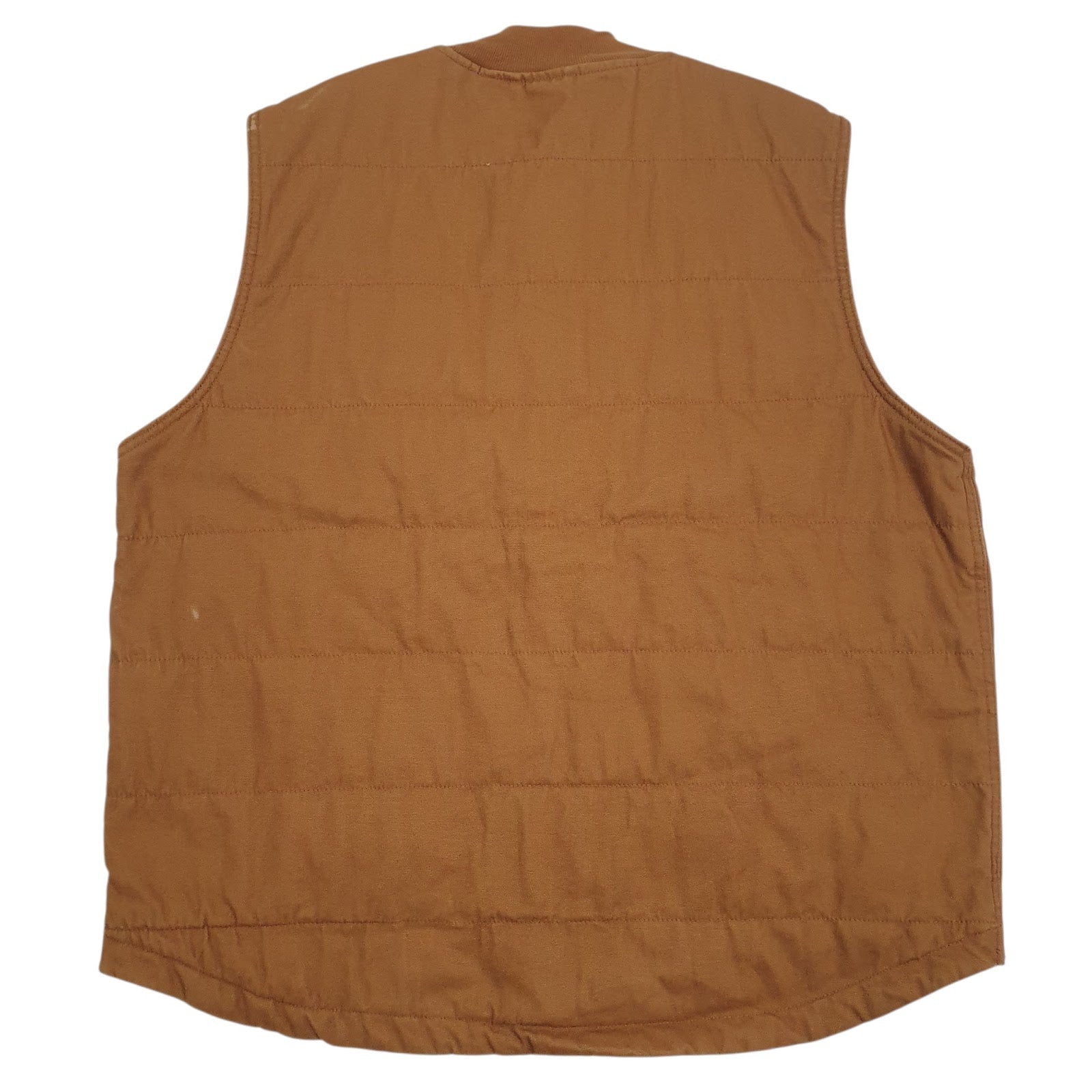 Mens Brown Wrangler Workwear Padded  Coat