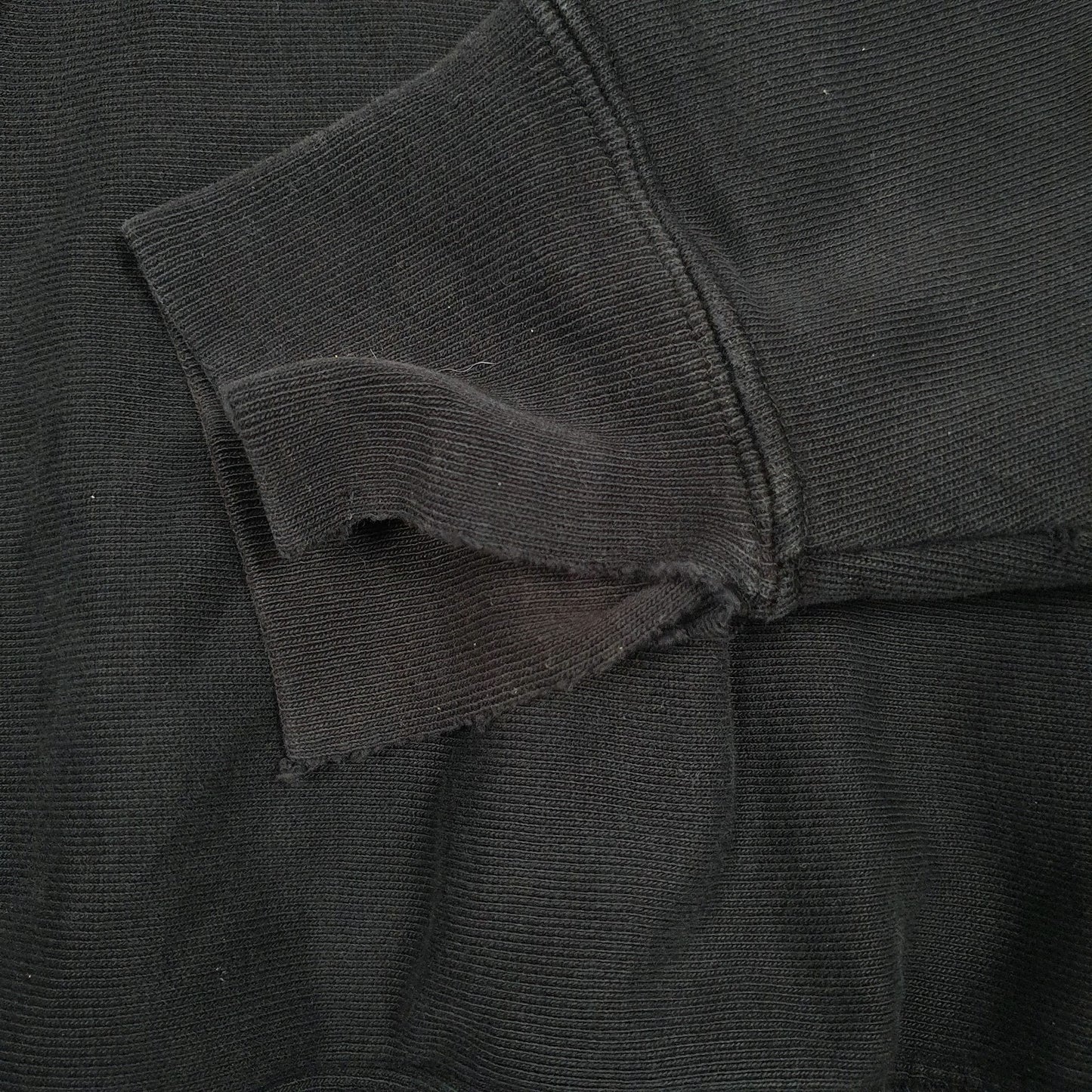 Mens Black Champion Reverse Weave Spellout Hoodie Jumper