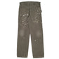 Mens Green Dickies Workwear Carpenter Trousers