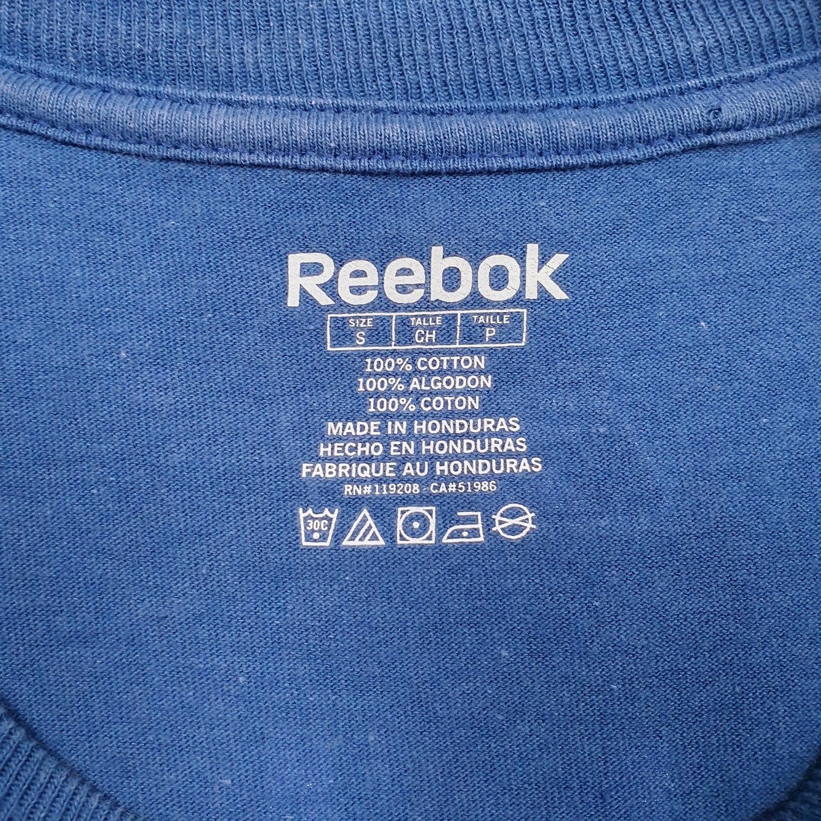 Mens Blue Reebok NFL Indianapolis Colts Collie  T Shirt