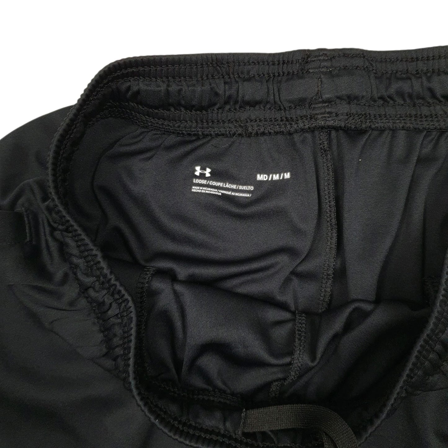 Mens Black Underarmour   Shorts