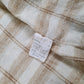 Mens Cream Wrangler Windbreaker Blanket Lined Vintage 90s  Coat