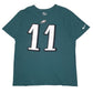 Mens Green Nike NFL Philadelphia Eagles Wentz Short Sleeve T Shirt