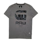 Mens Grey G Star Raw  Short Sleeve T Shirt