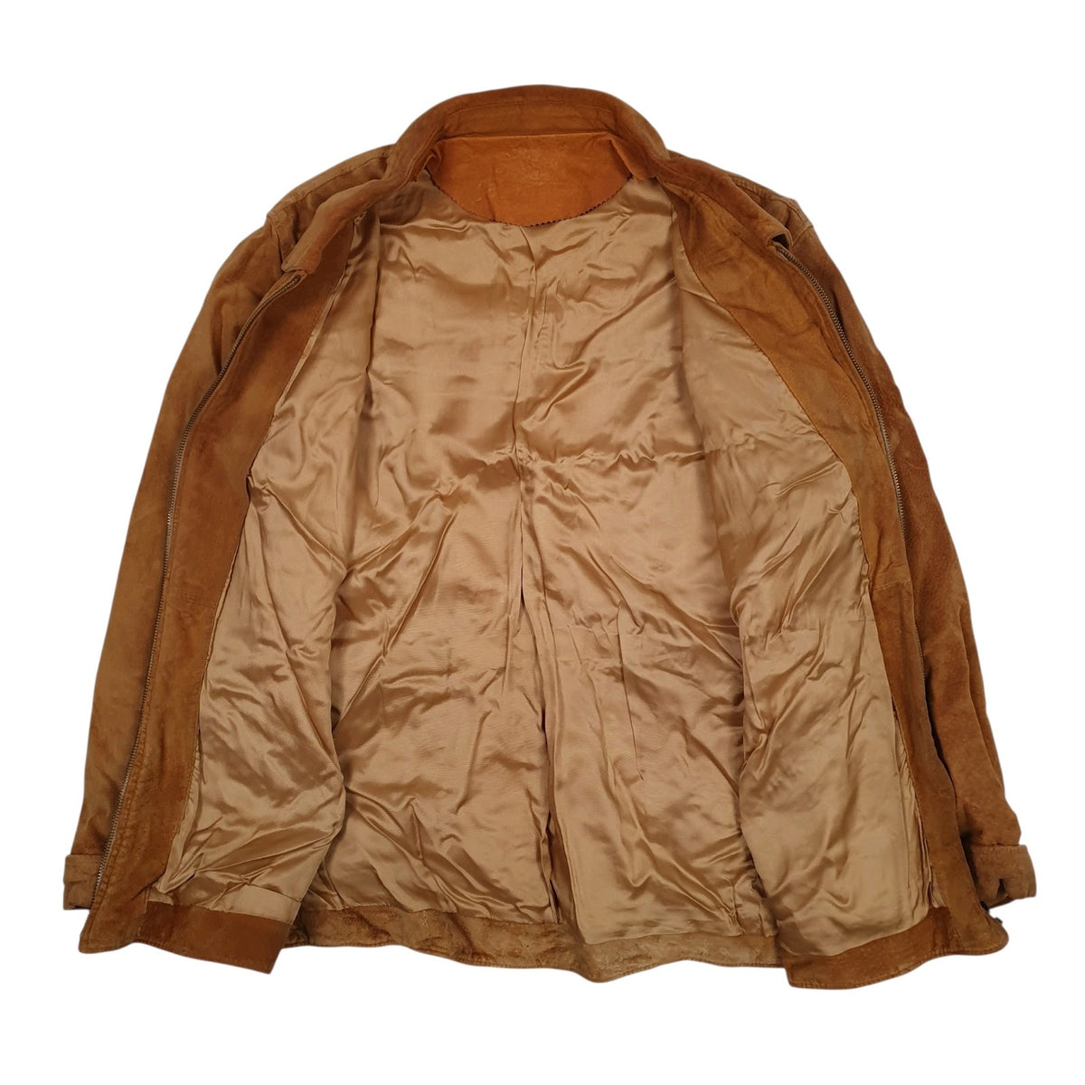 Womens Brown Delan Bomber Suede  Coat
