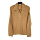 Womens Brown Larix  Long Sleeve Polo Shirt