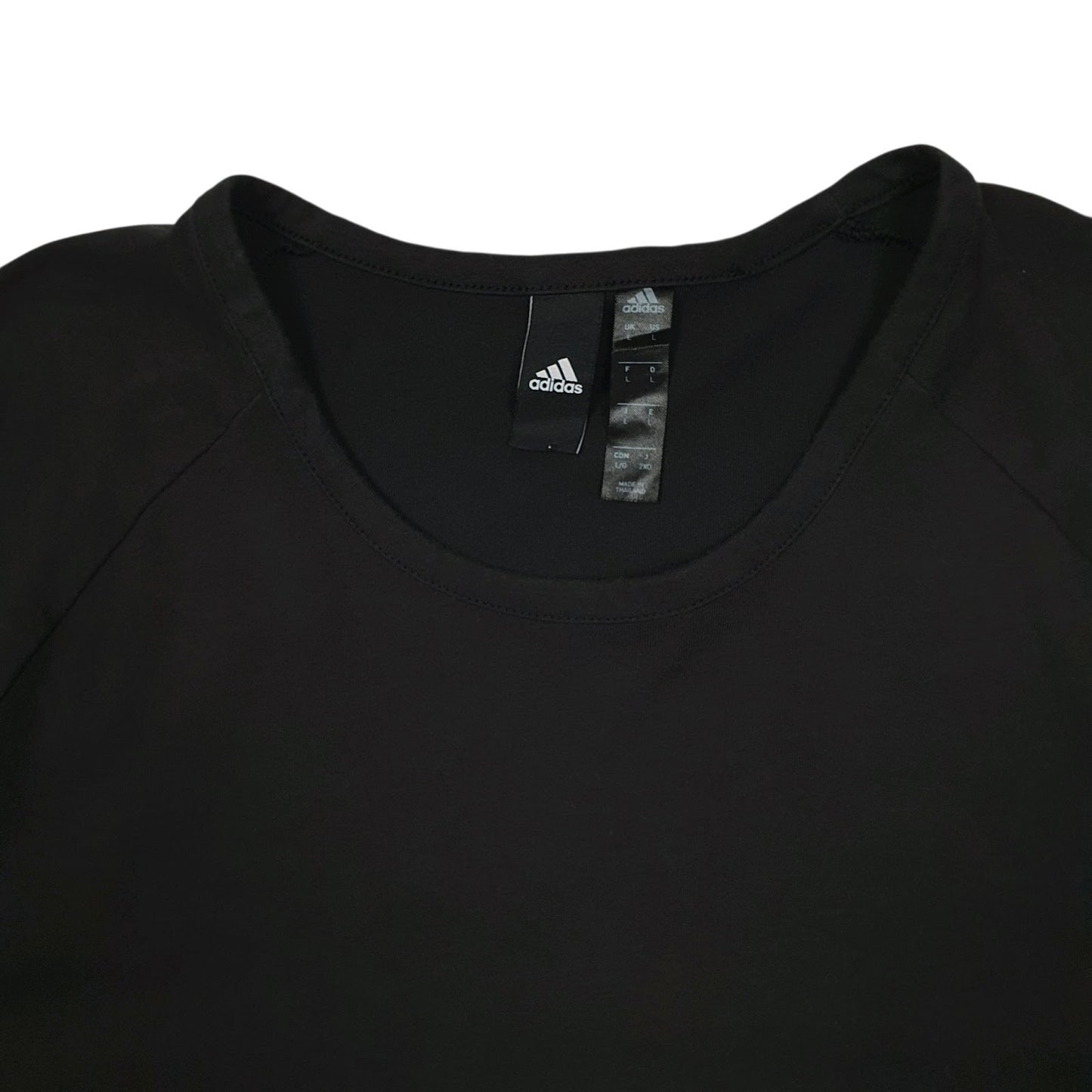 Mens Black Adidas   T Shirt