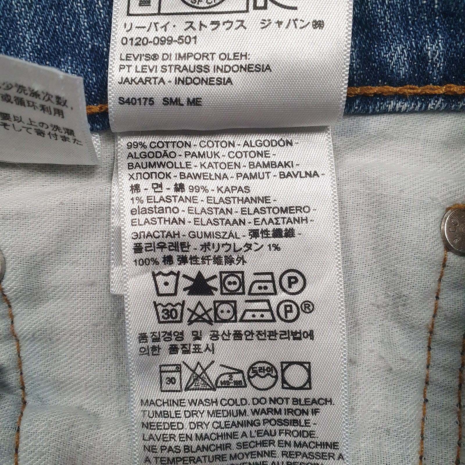 Mens Blue Levis Distressed  Jeans