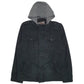 Mens Black Levis Sherpa Lined  Coat