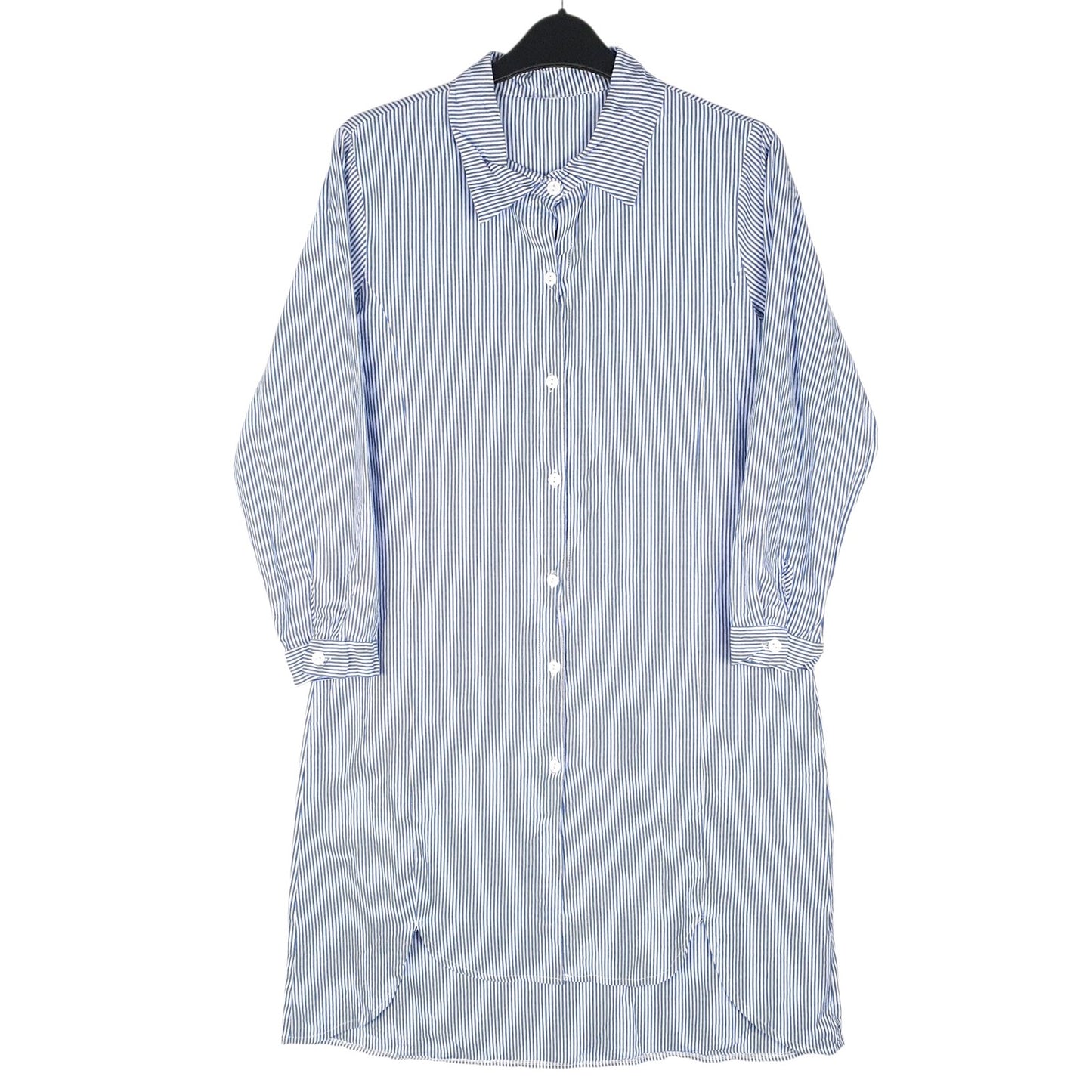 Womens Blue Unbranded  Long Sleeve Dress