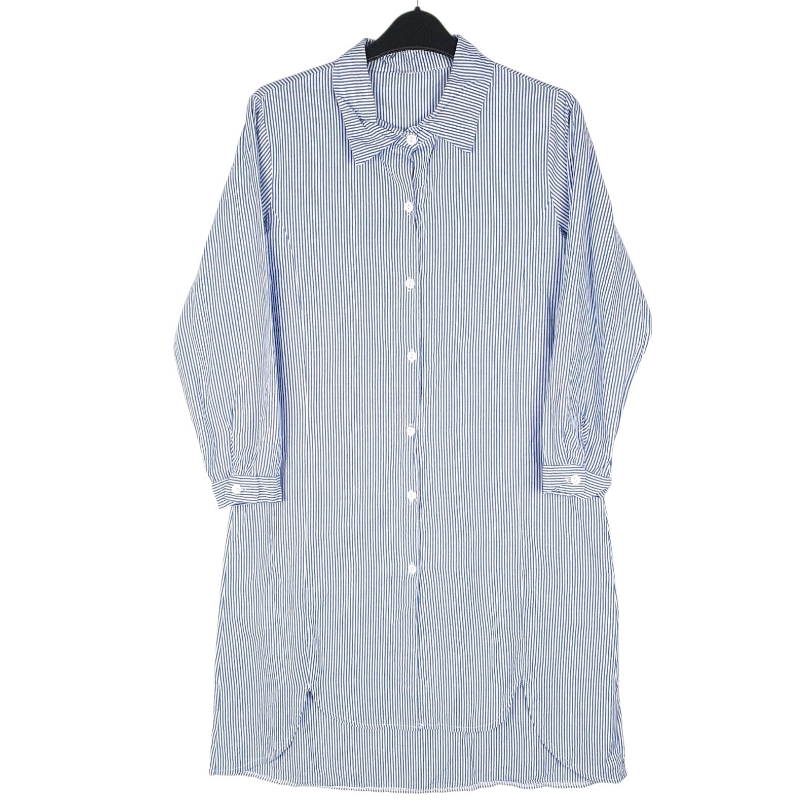 Womens Blue Unbranded  Long Sleeve Dress