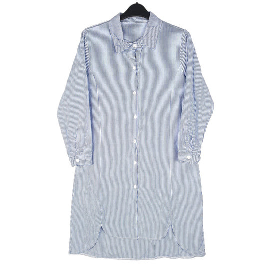 Womens Blue Unbranded  Long Sleeve Dress
