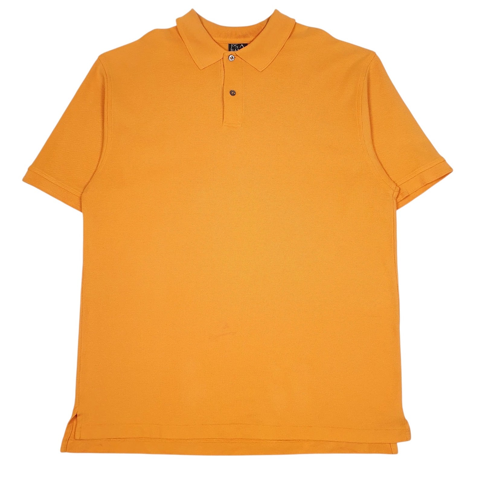 Mens Orange Jos A Bank  Short Sleeve Polo Shirt