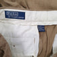Mens Brown Polo Ralph Lauren Pleated  Trousers