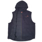 Mens Navy Wrangler Workwear Padded Hooded  Coat