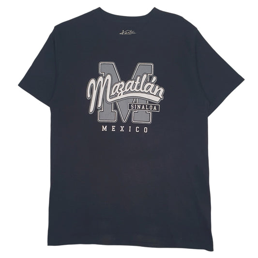 Mens Black Kanten Mexico Sinaloa Mazatlan Short Sleeve T Shirt