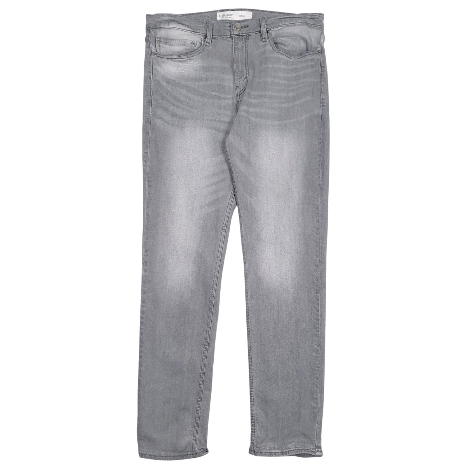Mens Grey Levis  Signature JeansW34 L32