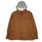 Mens Brown Lee Sherpa Lined  Coat