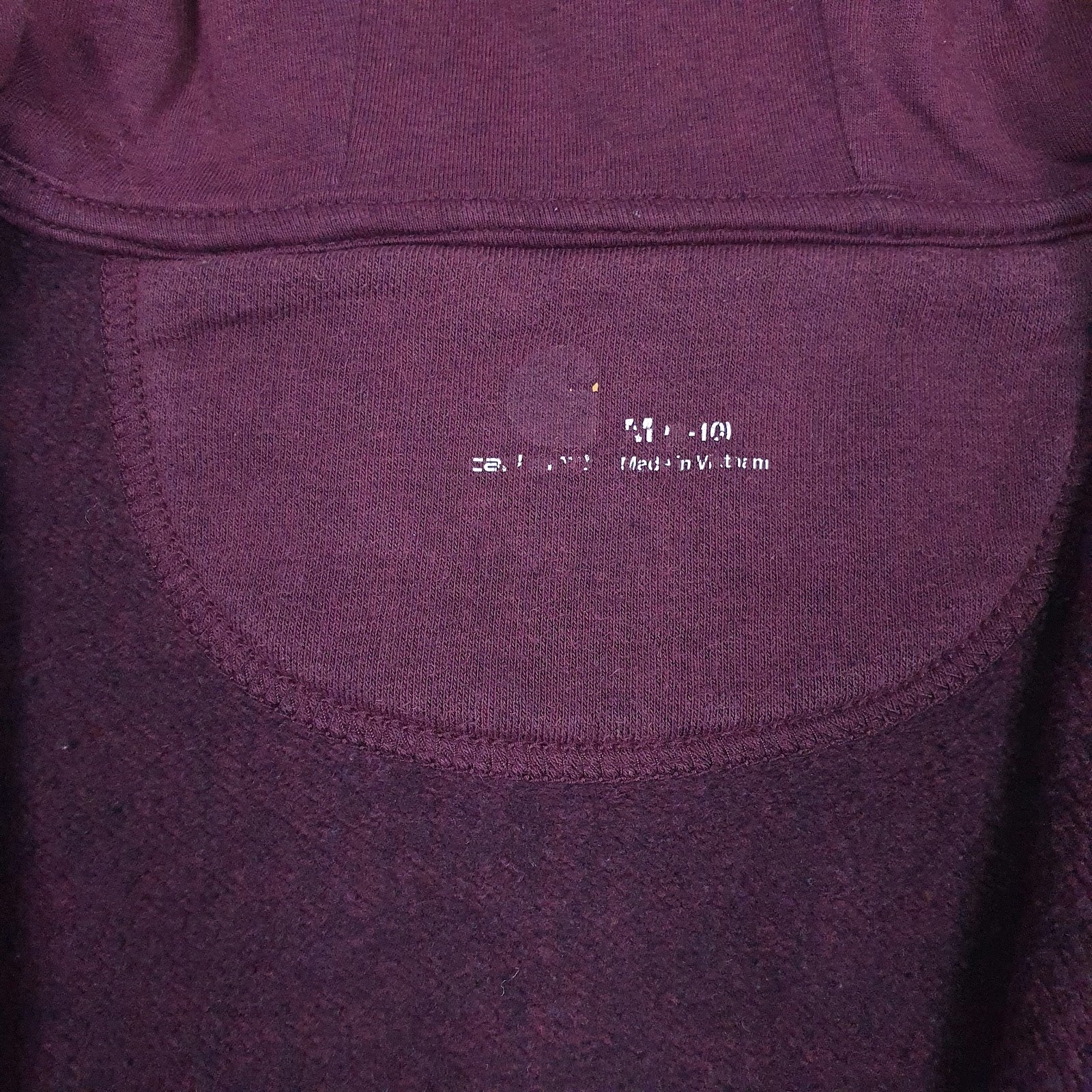 Womens Burgundy Carhartt  Full Zip Jumper