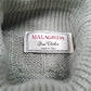 Mens Green Malagrida Vintage Knit Turtle Neck Jumper