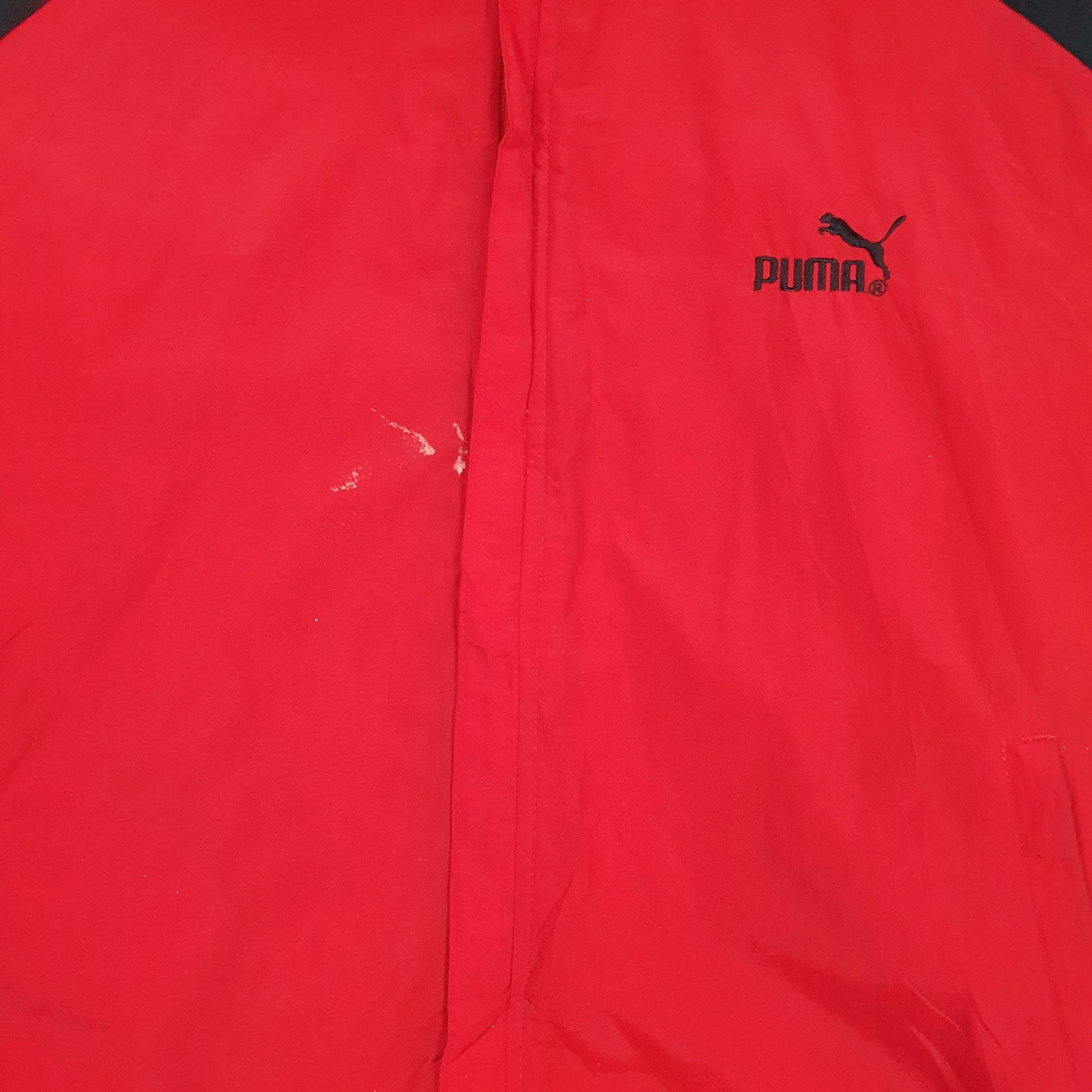 Mens Red Puma  Full Zip Coat