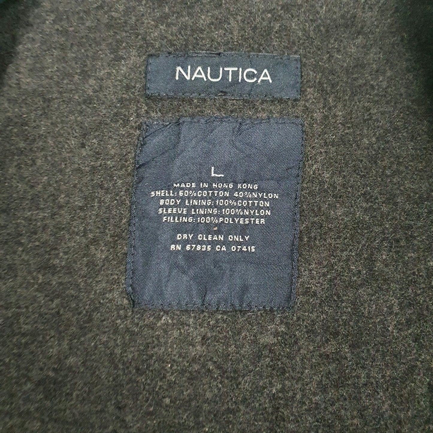 Mens Navy Nautica   Coat