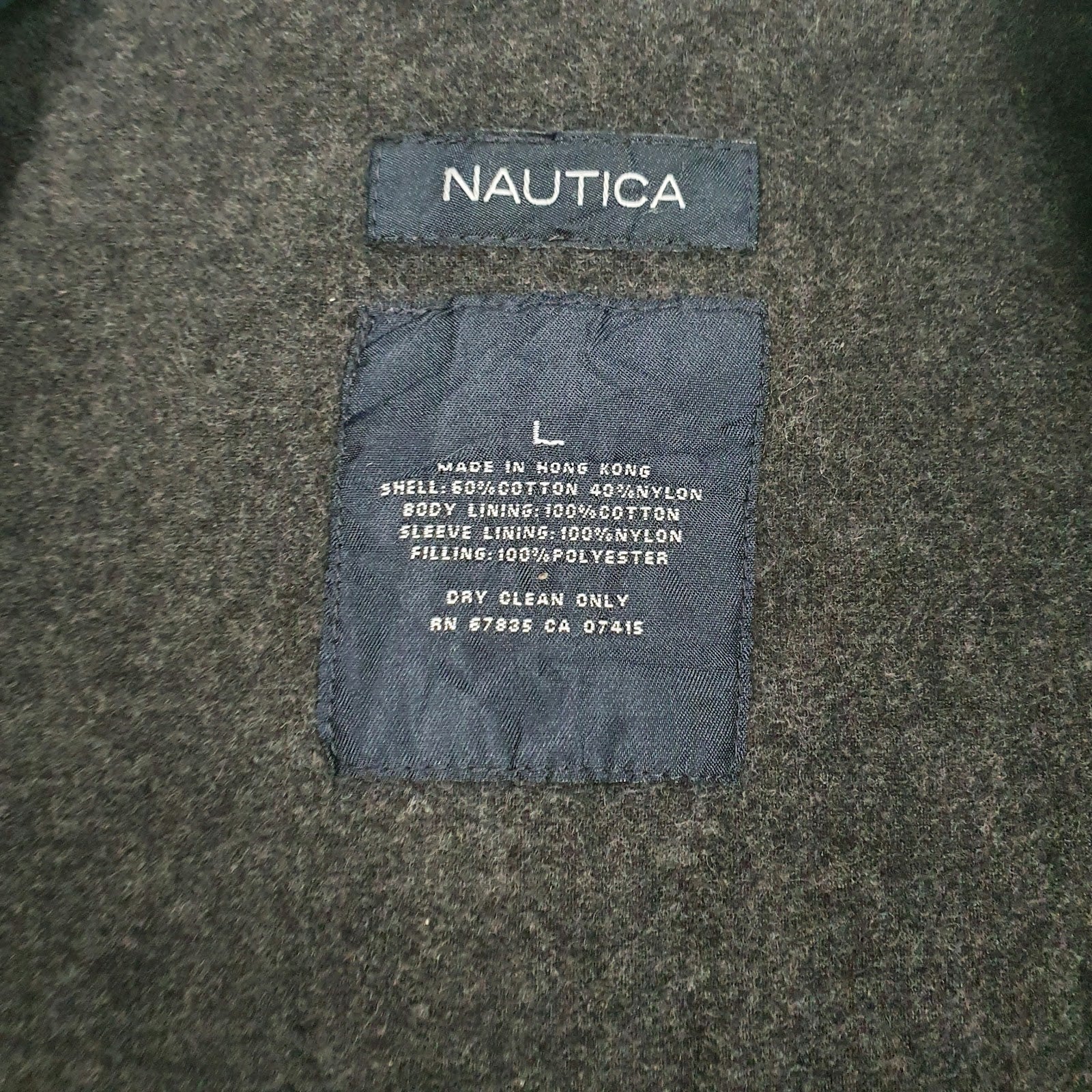 Mens Navy Nautica   Coat