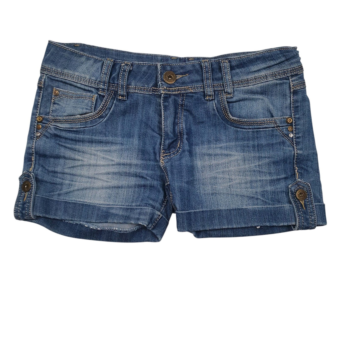 Womens Blue Monday  Denim Shorts