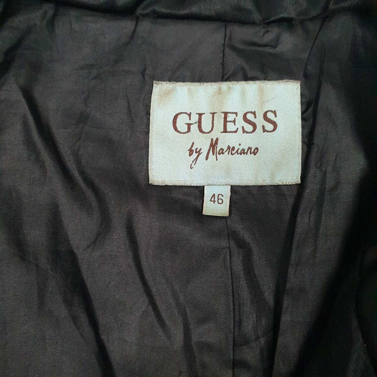 Womens Black Guess   Coat