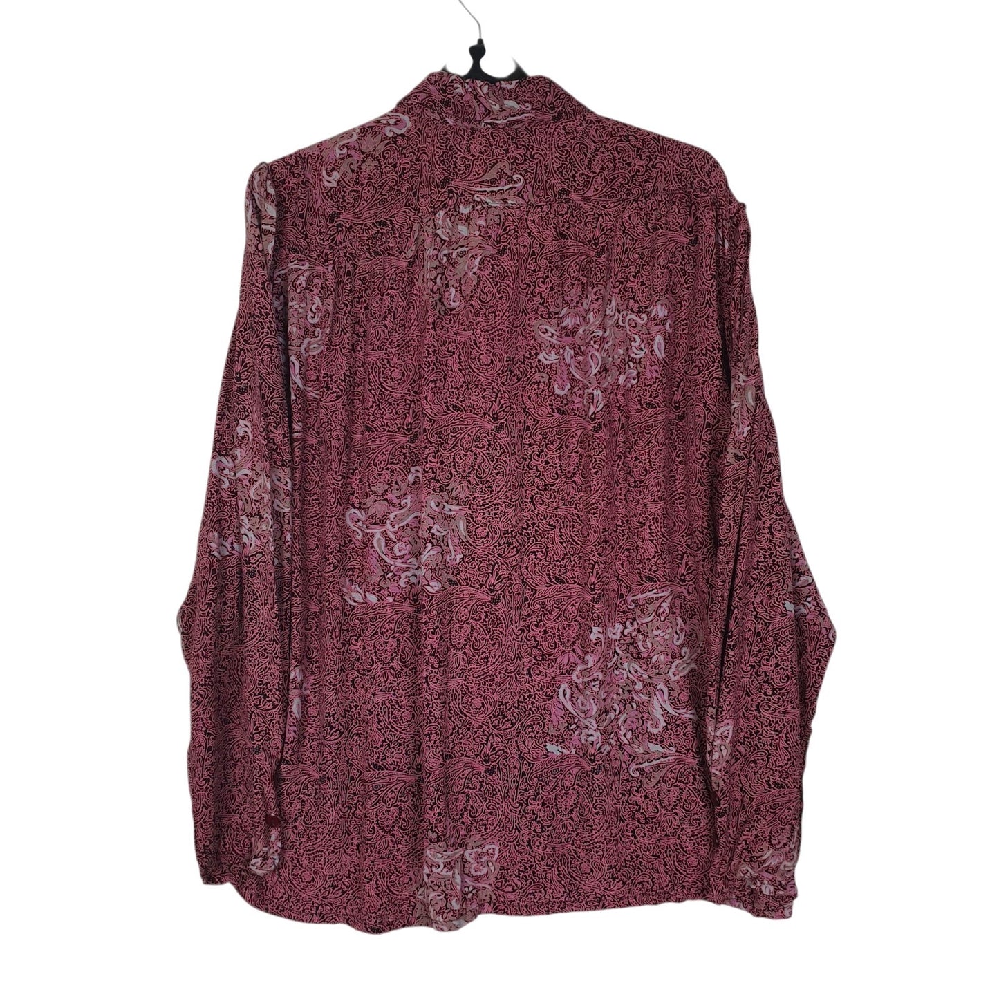 Womens Purple Unbranded Paisley  Shirt